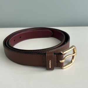 Brown coach belt